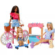 Ігровий набір Ляльок Барбі  Barbie 12 7 Backyard Fun Sister doll set