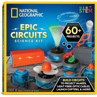 Набір STEM для складання електронних схем NATIONAL GEOGRAPHIC Circuit Maker Kit 60