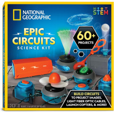 Набір STEM для складання електронних схем NATIONAL GEOGRAPHIC Circuit Maker Kit 60