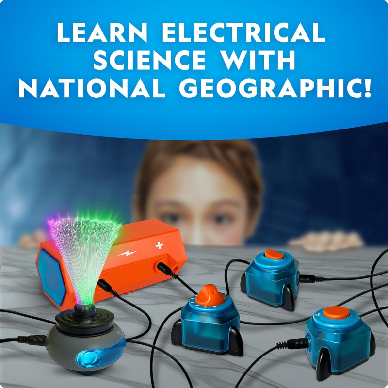 Набір STEM для складання електронних схем NATIONAL GEOGRAPHIC Circuit Maker Kit 60