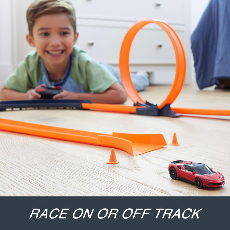 Радіокерована машинка Ферарі Hot Wheels 1 64 Ferrari Stradale Assetto Fiorano SF90