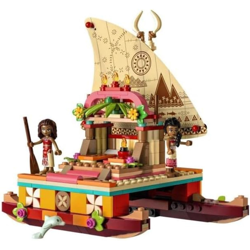 Конструктор Лего Дісней Катамаран Моани LEGO Disney Moana s Wayfinding Boat 43210
