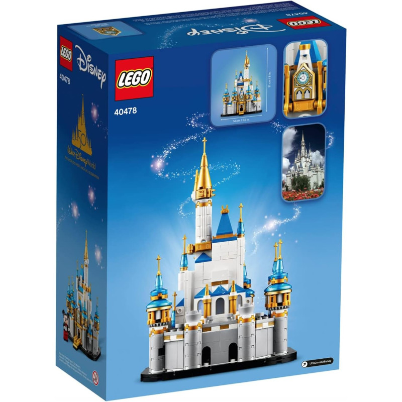 Конструктор Лего Міні замок Дісней LEGO 50th Mini Disney Castle 40478