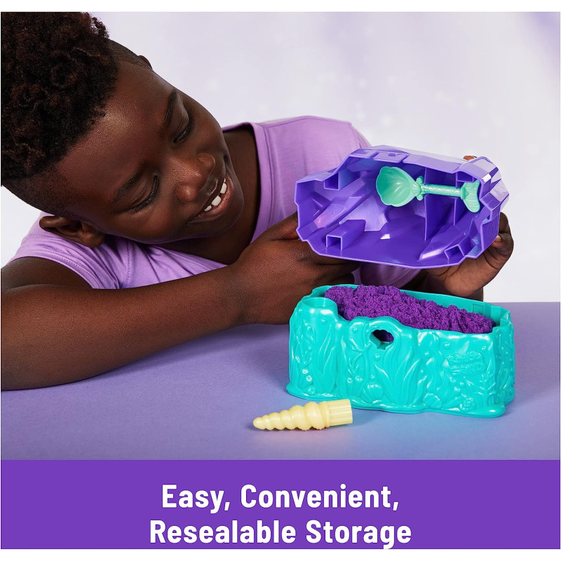 Кінетичний пісок Русалка Кристал Kinetic Sand Mermaid Crystal Playset