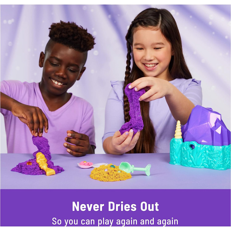 Кінетичний пісок Русалка Кристал Kinetic Sand Mermaid Crystal Playset