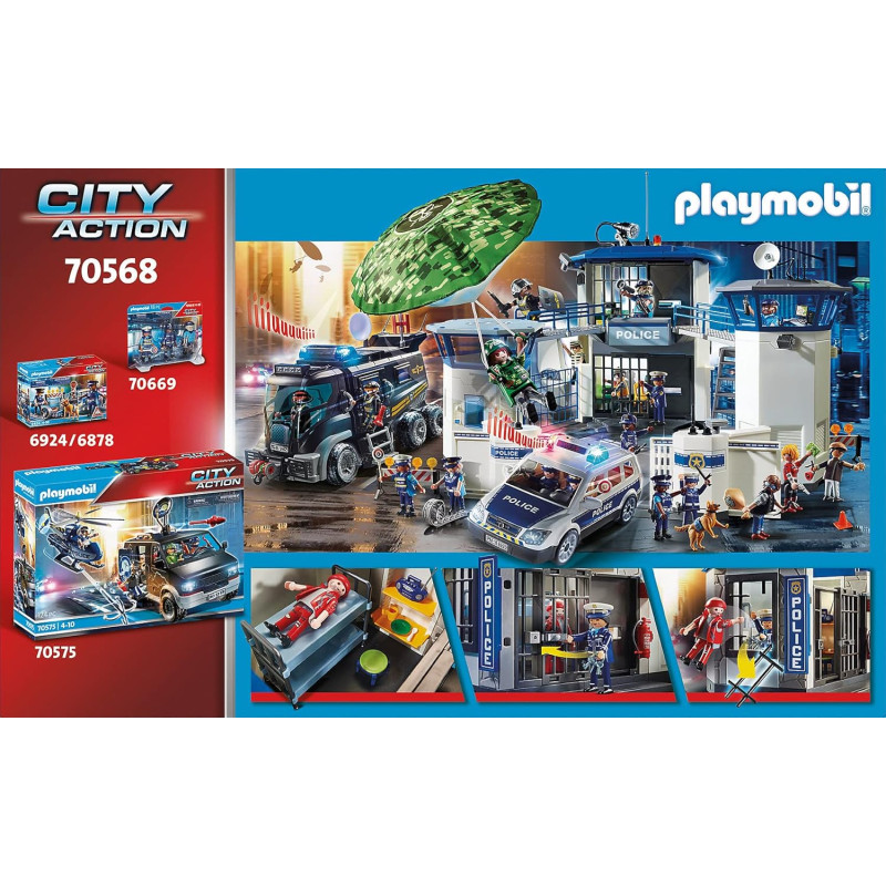 Ігровий набір Плеймобіль Playmobil City Action Police Prison Escape 70568