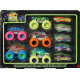 Набір машинок 10 шт Хот Вілс світяться в темряві Hot Wheels Monster Trucks Glow in the Dark Multipack