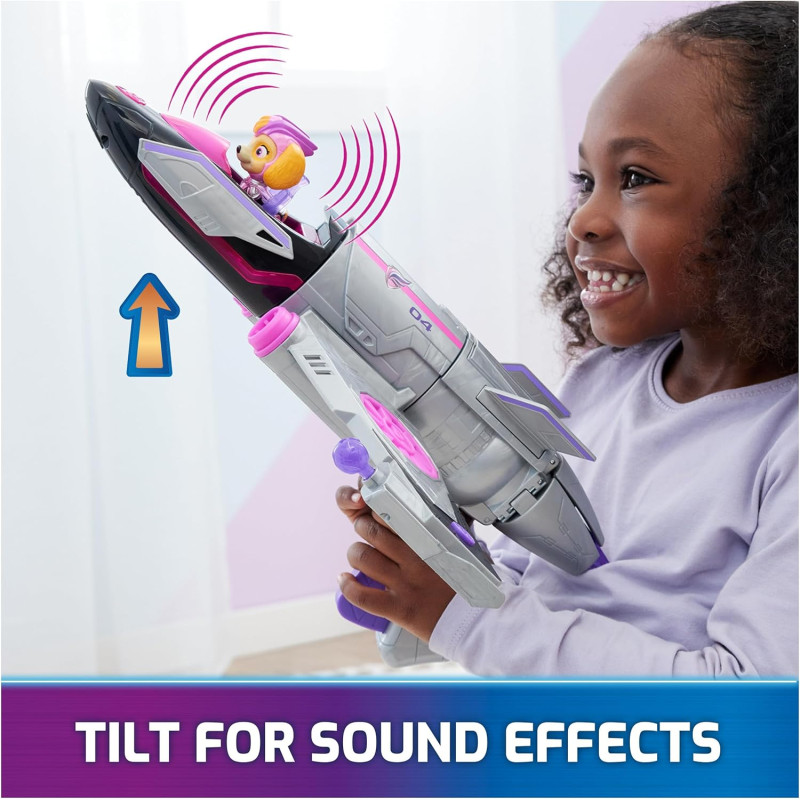 Ігровий набір Щенячий Патруль Рятувальний літак Paw Patrol Mighty Movie Transforming Rescue Jet with Skye 