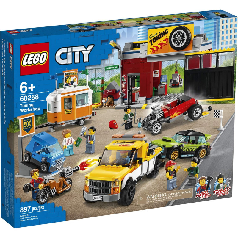 Конструктор Лего Тюнінг майстерня LEGO CITY Tuning Workshop 60258