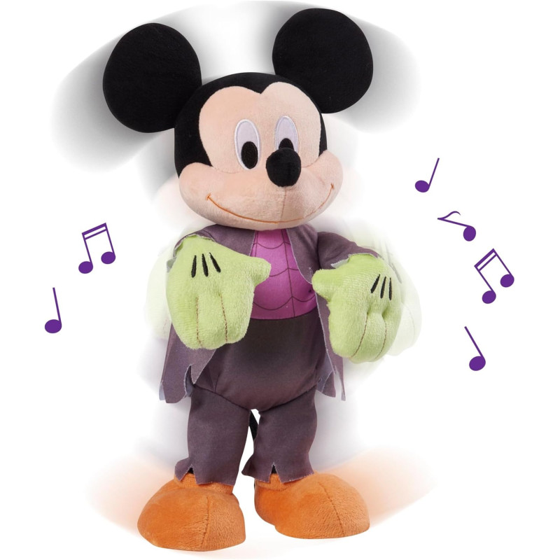 М'яка інтерактивна іграшка Міккі Маус Disney Seasonal Zombie Mickey Mouse Halloween 13 5 inch Feature Plush