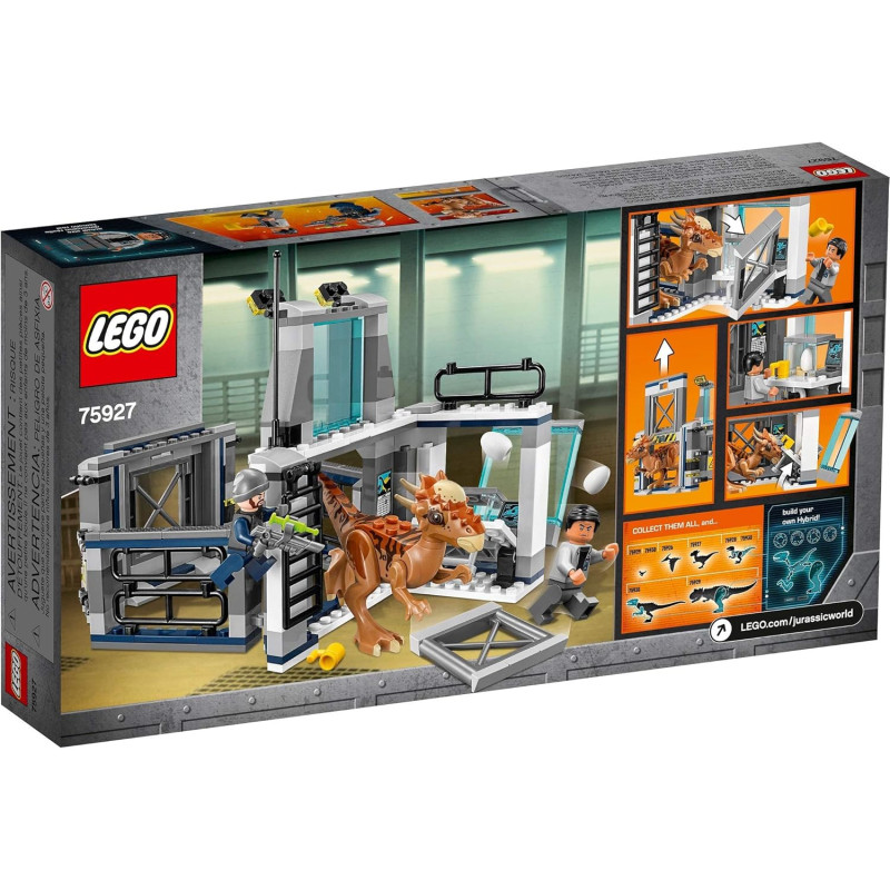 Конструктор Лего Втеча стігімолоха з лабораторії Lego Jurassic World Stygimoloch Breakout 75927