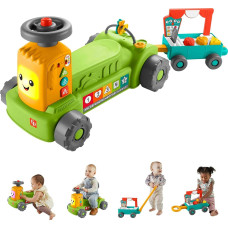 Дитячий трактор 4 в 1 Фішер Прайс Fisher-Price Laugh & Learn 4-in-1 Farm to Market Tractor