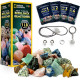 Науковий ігровий набір для обробки каменів NATIONAL GEOGRAPHIC Rock Tumbler Refill Kit Gemstones