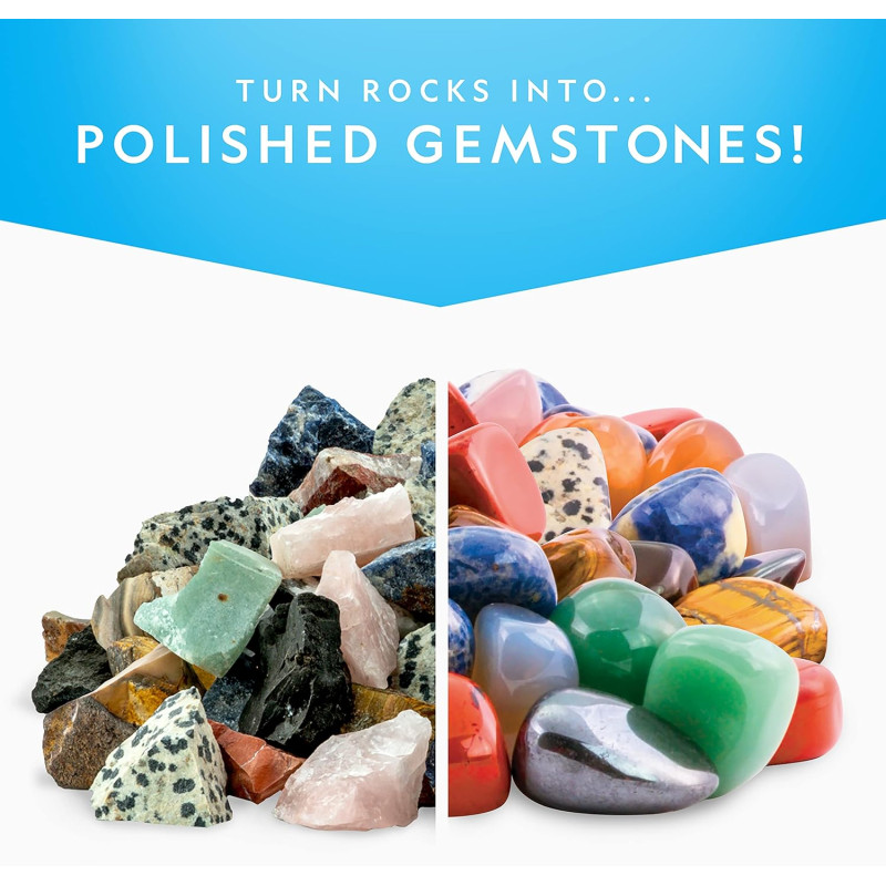 Науковий ігровий набір для обробки каменів NATIONAL GEOGRAPHIC Rock Tumbler Refill Kit Gemstones