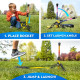 Набір STEM Запуск ракети NATIONAL GEOGRAPHIC Air Rocket Toy Ultimate LED Rocket