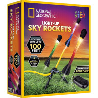 Набір STEM Запуск ракети NATIONAL GEOGRAPHIC Air Rocket Toy Ultimate LED Rocket