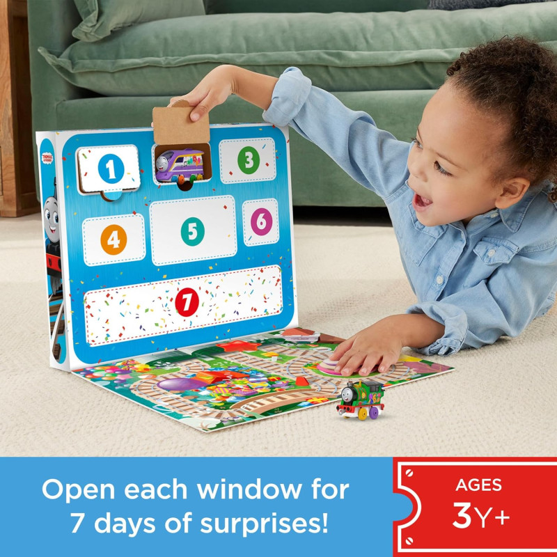 Набір сюрприз іграшкових поїздів  Thomas and Friends Toy Trains Gift Set Thomas 7 Days of Surprises