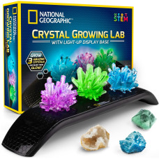 Набір STEM  для вирощування кристалів National Geographic Crystal Growing Kit 3 Vibrant Colored Crystals