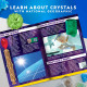 Набір STEM  для вирощування кристалів National Geographic Crystal Growing Kit 3 Vibrant Colored Crystals