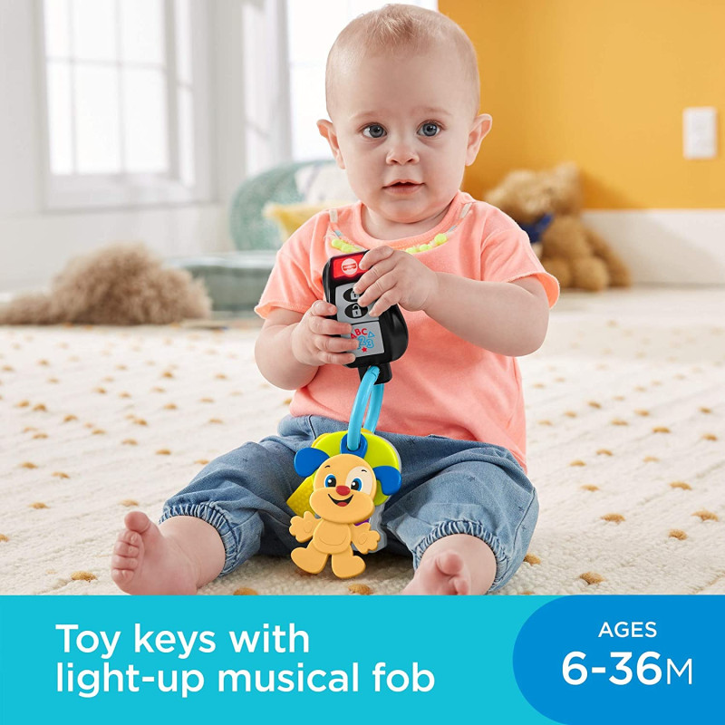 Набор игровых ключей Фишер-прайс Fisher-Price Laugh & Learn Play & Go Keys