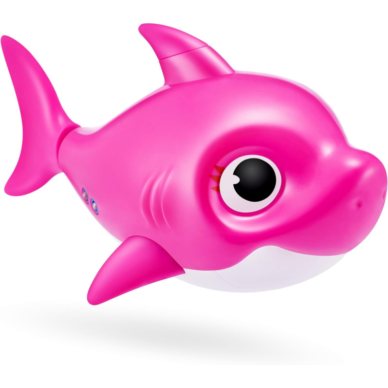 Інтерактивна іграшка акула для ванни Robo Alive Junior Baby Shark New Silicon Fins (Pink)
