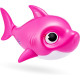 Інтерактивна іграшка акула для ванни Robo Alive Junior Baby Shark New Silicon Fins (Pink)