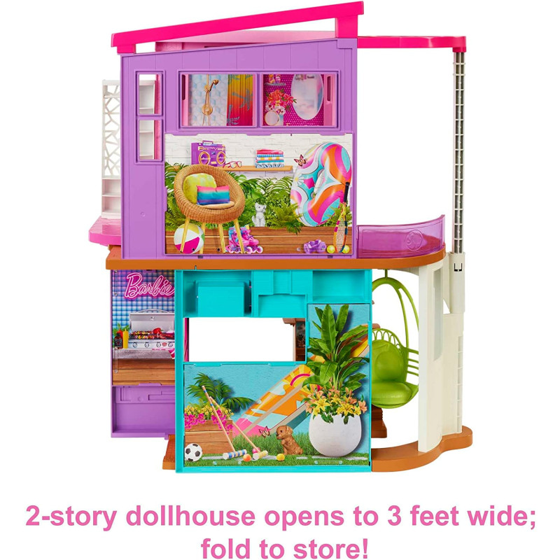 Ляльковий будиночок Барбі Barbie Vacation House Playset HCD50