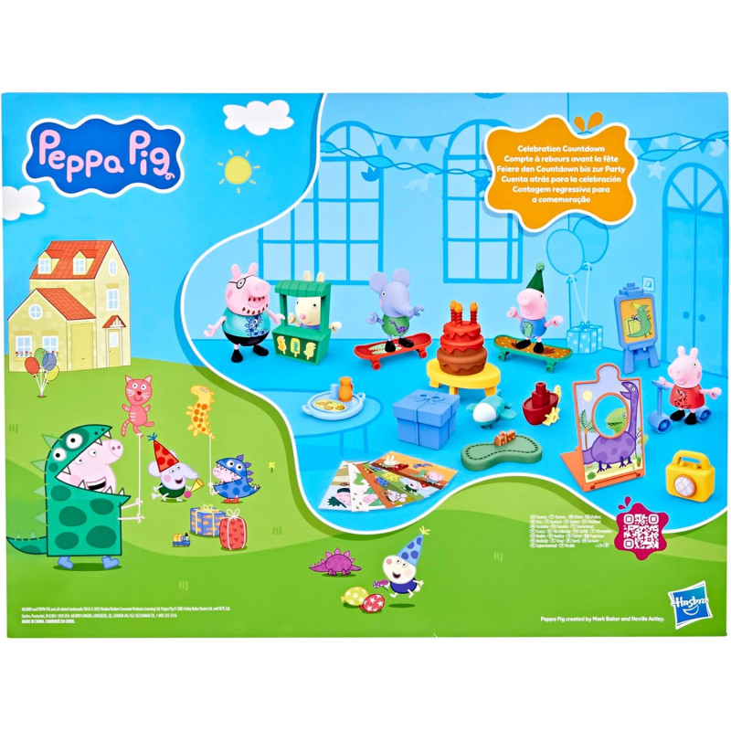 Адвент календар вечірка Джорджа Свинка Пеппа PEPPA PIG George s Party Advent Calendar with 24 Surprise Toys