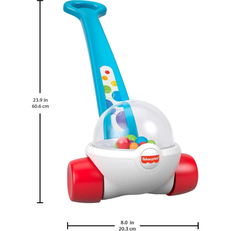 Розвиваюча іграшка Каталка Fisher Price Baby Toddler Toy Corn Popper Blue