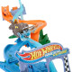 Набір для гонок іграшкових машинок Hot Wheels RacerVerse Jurassic World Crash Splash JFP32