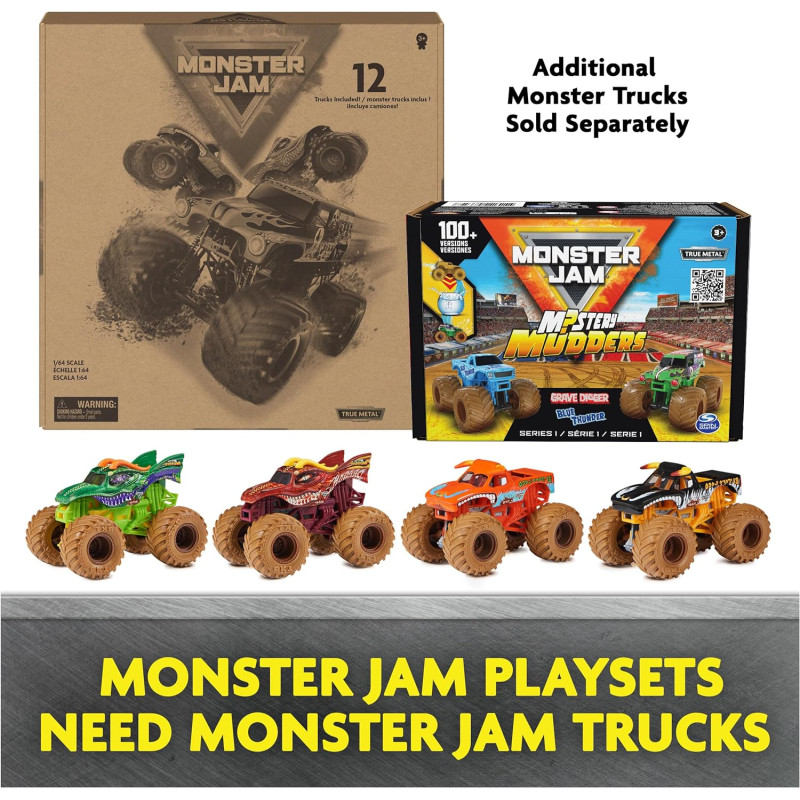 Ігровий набір Гараж Monster Jam Garage Playset and Storage
