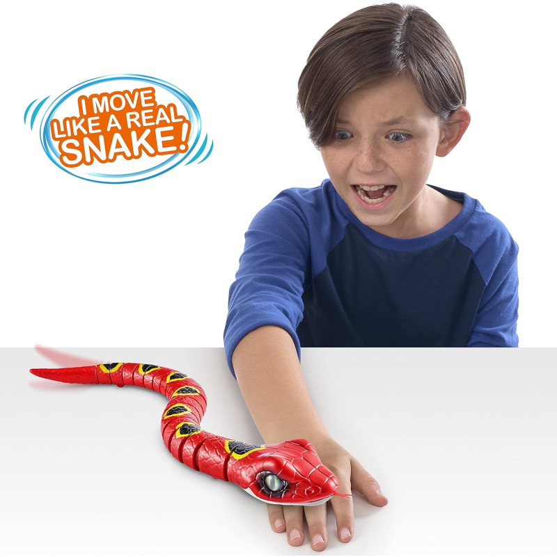 Інтерактивна іграшка Змія Robo Alive Slithering Snake Series 3 Red by ZURU