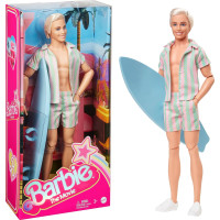 Кукла Кен из фильма Барби в пляжном наборе Barbie The Movie Ken Doll Wearing Pastel Striped Beach 