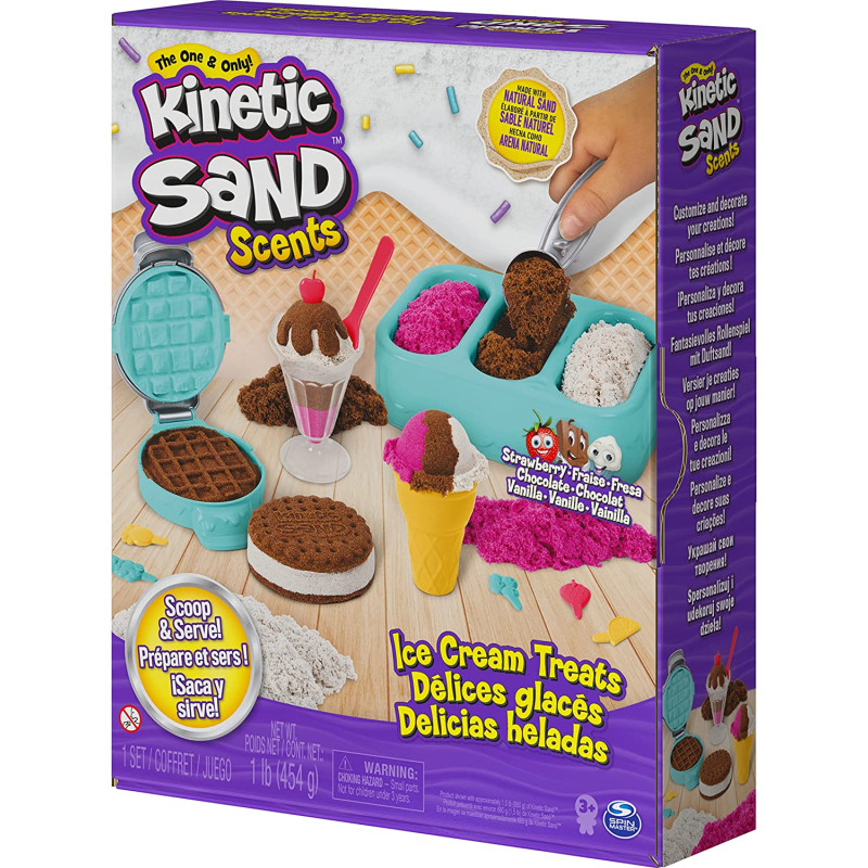 Кінетичний пісок лавка з морозивом Kinetic Sand Scents Ice Cream Treats Playset