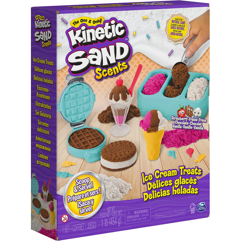 Кінетичний пісок лавка з морозивом Kinetic Sand Scents Ice Cream Treats Playset