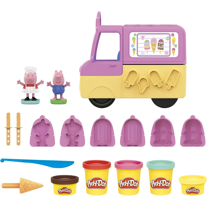 Ігровий набір Плей До Вантажівка з морозивом Пеппи Play-Doh Peppa's Ice Cream Playset with Ice Cream Truck