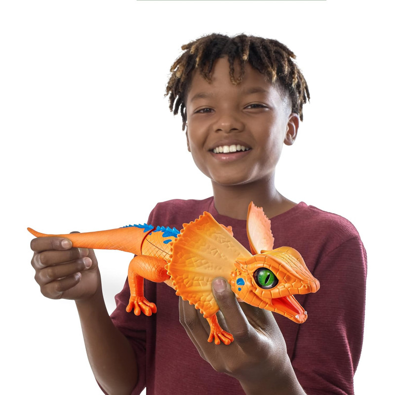 Інтерактивна іграшка Ящірка Robo Alive Lurking Lizard Series 3 Orange