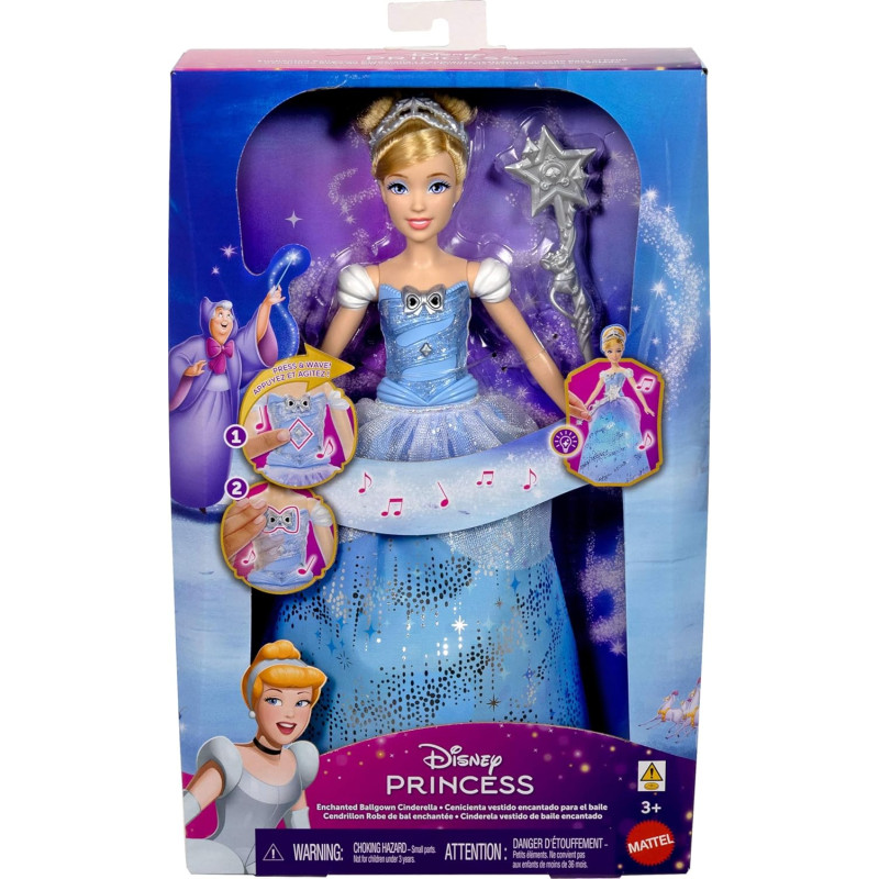 Лялька Попелюшка Mattel Disney Princess Cinderella Light Up Dress with Sounds