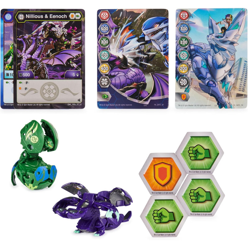 Набір 2 Бакугани Гарганоід і Вебам Bakugan Legends Baku tin Gargonoid X Webam