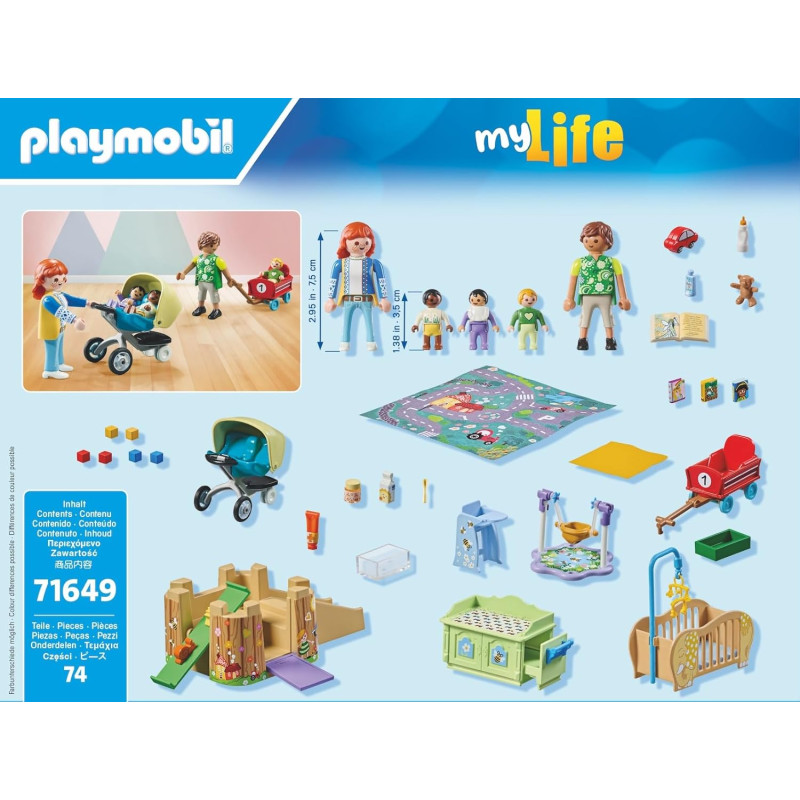Ігровий конструктор Плеймобіль Playmobil MyLife Early Childhood Set 71649