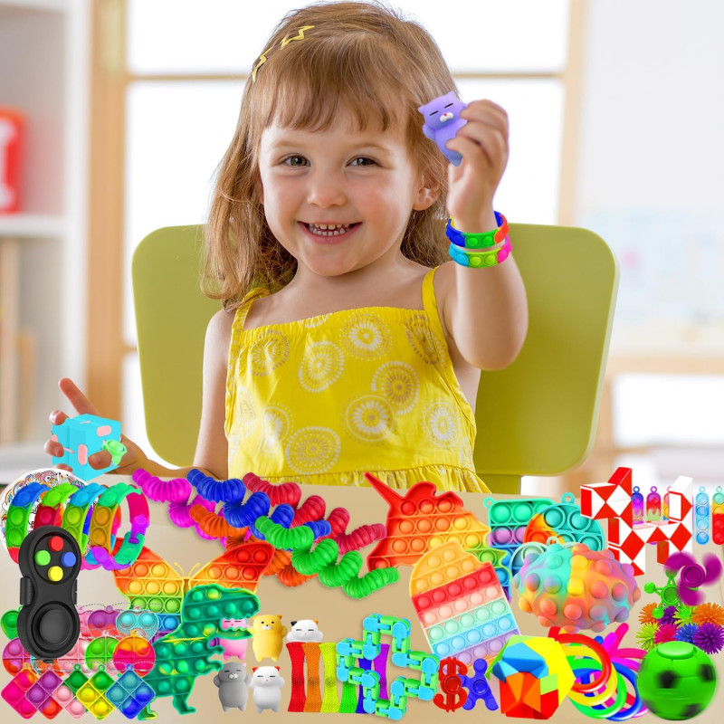 Ігровий набір Антистрес 120шт MOZACI Fidget Toys 120 Pack Fidgets Set