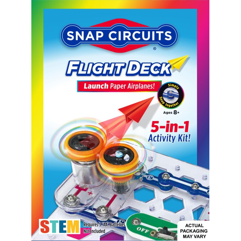 Набір STEM Науково технічний конструктор Snap Circuits Flight Deck Science STEM Toy kit Ages Construction