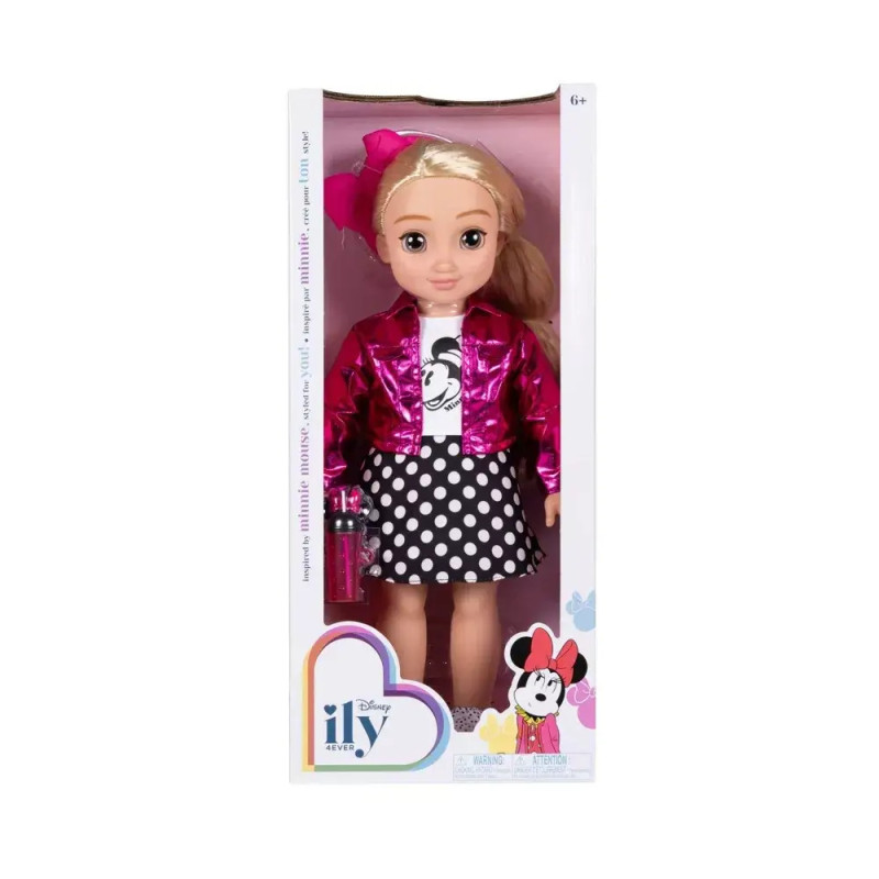 Лялька Мінні Маус Disney ILY 4ever 18 Minnie Doll Pink Jacket Blonde