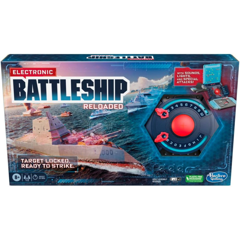 Настільна електронна гра Морський бій Hasbro Gaming Electronic Battleship Reloaded Board Game