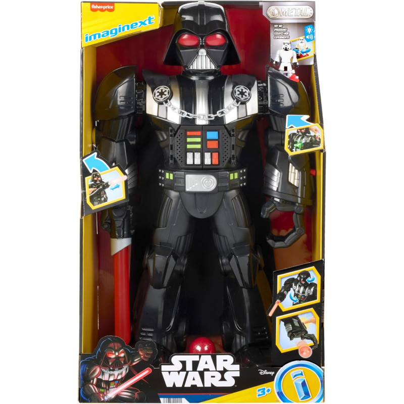 Інтерактивна іграшка Дарт Вейдер Fisher Price Imaginext Star Wars Darth Vader Bot 2 Ft Toy