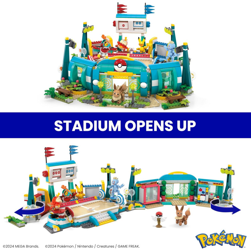 Конструктор Покемон тренувальний стадіон MEGA Pokémon Building Toys Set Training Stadium