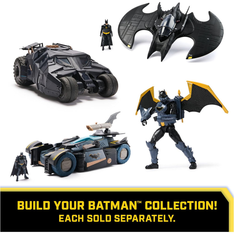 Ігровий набір Бетмен і бетмобіль DC Comics Batman Ultimate Transforming Batmobile Playset