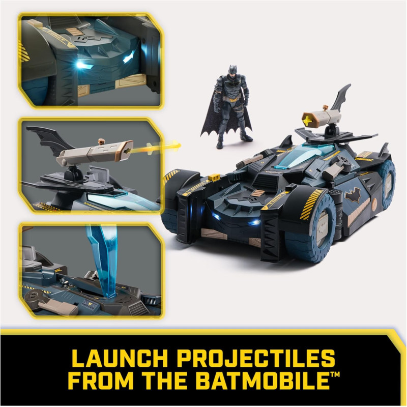 Ігровий набір Бетмен і бетмобіль DC Comics Batman Ultimate Transforming Batmobile Playset