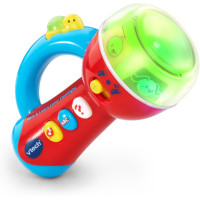 Развивающая игрушка Музыкальный фонарик  VTech Spin and Learn Color Flashlight red