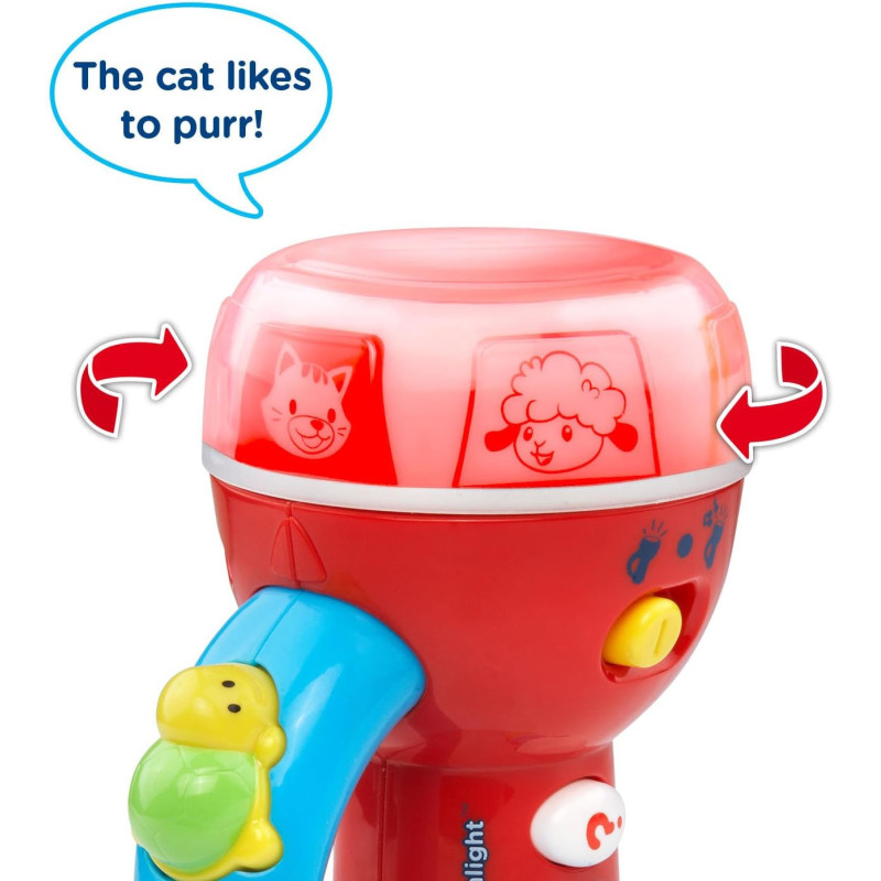 Розвиваюча іграшка Музичний ліхтарик VTech Spin and Learn Color Flashlight red